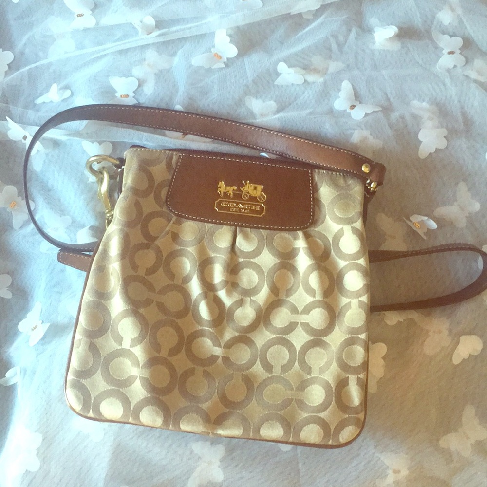 COACH Madison Op Art Crossbody Purse
